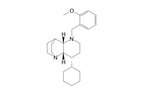 (4aS,8R,8aS)-8-Cyclohexyl-5-(2-methoxybenzyl)perhydro-1,4-ethano-1,5-naphthyridine