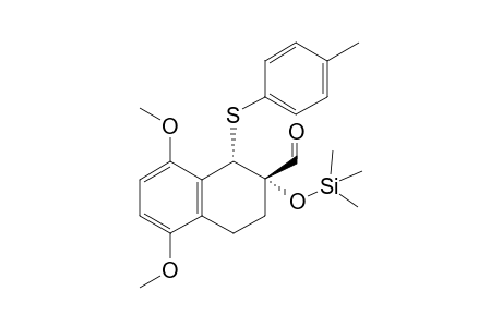(1S,2R)-2-Formyl-1,2,3,4-tetrahydro-5,8-dimethoxy-O-trimethylsilyl-1-p-tolylthio-2-naphthol