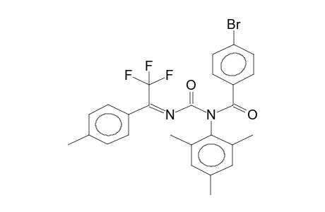 N-(ALPHA-TRIFLUOROMETHYL-4-METHYLBENZYLIDENE)-N'-(2,4,6-TRIMETHYLPHENYL)-N'-(4-BROMOBENZOYL)UREA