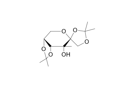 1,2;4,5-Di-O-Isopropylidene-3-C-methyl-.beta.,D-psicopyranose