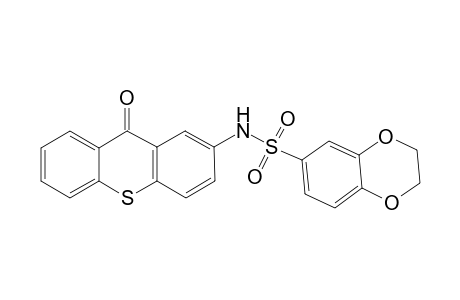 N-(9-ketothioxanthen-2-yl)-2,3-dihydro-1,4-benzodioxin-6-sulfonamide