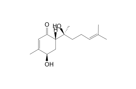 (4R,6S)-3-methyl-6-[(2S)-6-methyl-2-oxidanyl-hept-5-en-2-yl]-4-oxidanyl-cyclohex-2-en-1-one