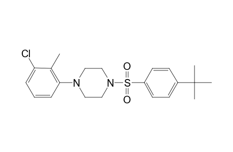 Piperazine, 1-(3-chloro-2-methylphenyl)-4-[[4-(1,1-dimethylethyl)phenyl]sulfonyl]-