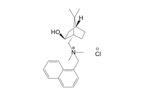 1-((exo)-2-hydroxy-7,7-dimethylbicyclo[2.2.1]heptan-1-yl)-N,N-dimethyl-N-(naphthalen-1-ylmethyl)methanaminium chloride