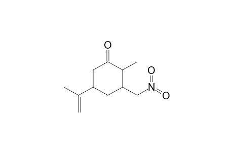 5-Isopropenyl-2-methyl-3-(nitromethyl)cyclohexanone