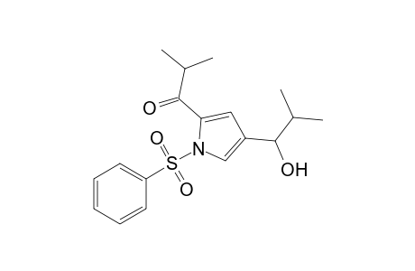 4-[1'-Hydroxyisobutyl)-2-isobutyryl)-1-(phenylsulfonyl)-1H-pyrrole