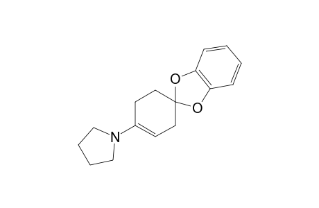 8-(1-Pyrrolidinyl)-1,4-dioxa-benzo[1,2-b]spiro[4,5]dec-7-ene