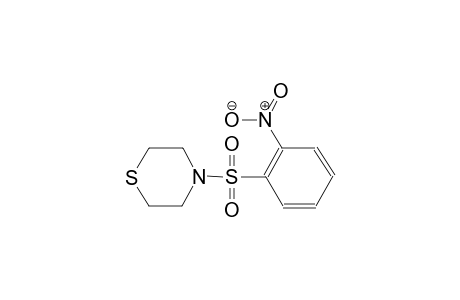 4-[(2-nitrophenyl)sulfonyl]thiomorpholine