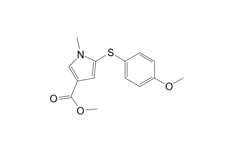 Methyl 2-(4'-methoxyphenylthio)-1-methyl-4-pyrrolecarboxylate