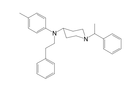 N-4-methylphenyl-N-(2-phenylethyl)-1-(1-phenylethyl)piperidin-4-amine