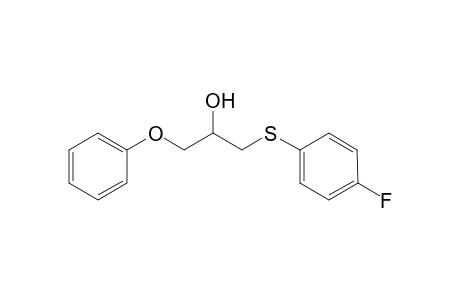 1-((4-fluorophenyl)thio)-3-phenoxypropan-2-ol