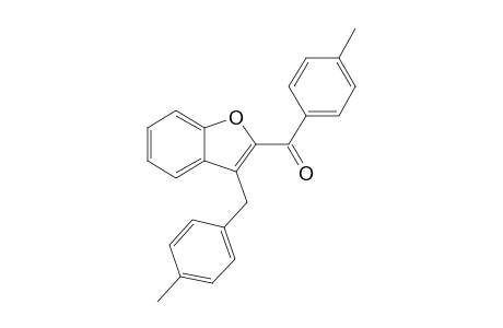 2-(4-Methylbenzoyl)-3-(4-methylbenzyl)benzofuran