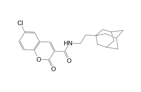 N-[2-(1-adamantyl)ethyl]-6-chloro-2-oxo-2H-chromene-3-carboxamide