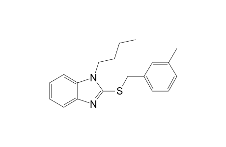 2-(m-Xylenesulfanyl)-1-butyl-1H-benzimidazole