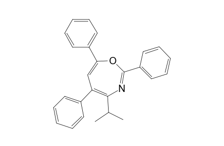 1,3-Oxazepine, 4-(1-methylethyl)-2,5,7-triphenyl-