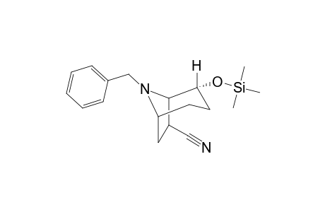 (2R)-8-Benzyl-2-endo-(trimethylsilyloxy)-8-azabicyclo[3.2.1]octane-7-endo-carbonitrile