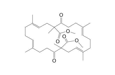 Dimethyl 1,4,8,12,15,19-hexamethyl-11,12-dioxodocosa-3,7,14,18-tetraene-1,12-dicarboxylate