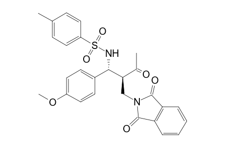 Threo-N-(2-((1,3-dioxoisoindolin-2-yl)methyl)-1-(4-methoxyphenyl)-3-oxobutyl)-4-methylbenzenesulfonamide