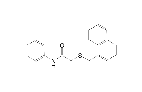 2-[(1-Naphthylmethyl)sulfanyl]-N-phenylacetamide