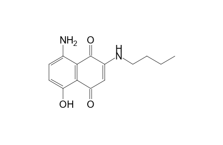 5-Amino-3-(butylamino)-8-hydroxy-1,4-naphthoquinone
