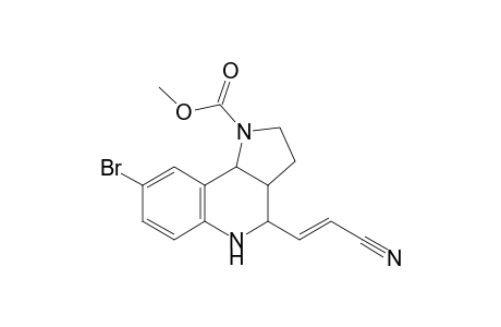 (3aS,4S,9bS)-exo-8-Bromo-4-(2'-cyanovinyl)-2,3,3a,4,5,9b-hexahydropyrrolo[3,2-c]quinoline-1-carboxylic acid methyl ester
