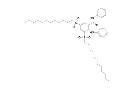 Benzamide, 3,5-bis(dodecylsulfonyl)-N-phenyl-2-(phenylamino)-