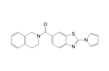 isoquinoline, 1,2,3,4-tetrahydro-2-[[2-(1H-pyrrol-1-yl)-6-benzothiazolyl]carbonyl]-