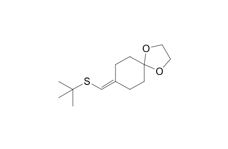 8-{(tert-Butylsulfanyl)methylene}-1,4-dioxaspiro[4.5]decane