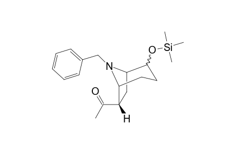 (6S)-1-[8-Benzyl-2-endo-(trimethylsilyloxy)-8-azabicyclo[3.2.1]oct-6-exo-yl]ethanone