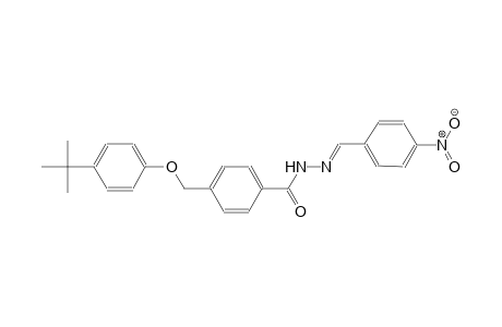 4-[(4-tert-butylphenoxy)methyl]-N'-[(E)-(4-nitrophenyl)methylidene]benzohydrazide