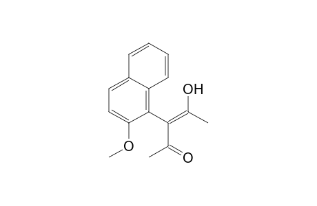 3-Penten-2-one, 4-hydroxy-3-(2-methoxy-1-naphthalenyl)-