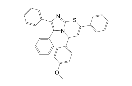 5-(4-Methoxyphenyl)-2,3,7-triphenyl-5H-imidazo[2,1-b][1,3]thiazine