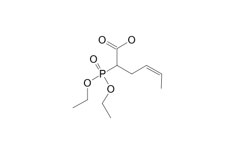 (Z)-2-DIETHOXYPHOSPHORYL-4-HEXSENOIC-ACID