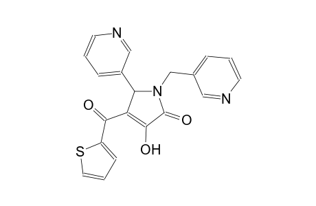 2H-pyrrol-2-one, 1,5-dihydro-3-hydroxy-5-(3-pyridinyl)-1-(3-pyridinylmethyl)-4-(2-thienylcarbonyl)-