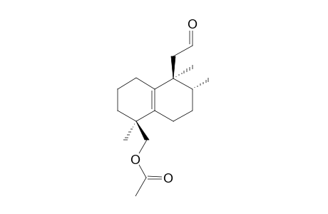 18-Acetoxy-13,14,15,16-tetranor-ent-halim-5(10)-en-12al
