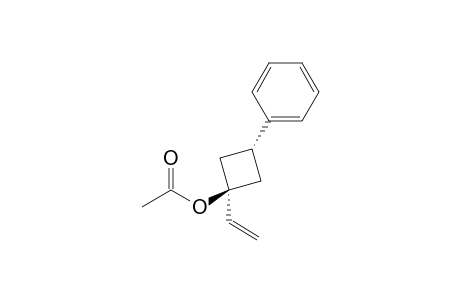 (trans)-3-Phenyl-1-vinylcyclobutyl acetate