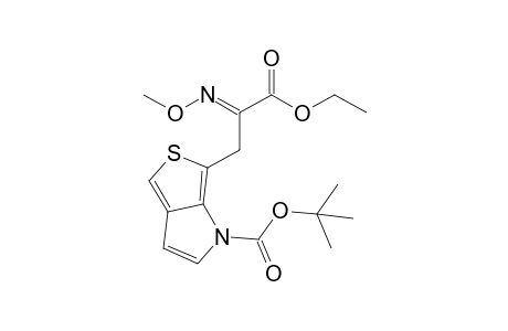 Ethyl .alpha.-[(E)-methyloximino]-.beta.-[1-(tert-butoxycarbonyl)-6-thieno[3,4-b]pyrrolyl]propanoate