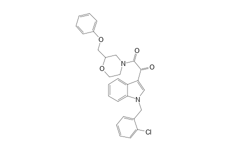 1-Ethanone, 1-[1-[(2-chlorophenyl)methyl]-1H-indol-3-yl]-2-oxo-2-[2-(phenoxymethyl)-4-morpholinyl]-