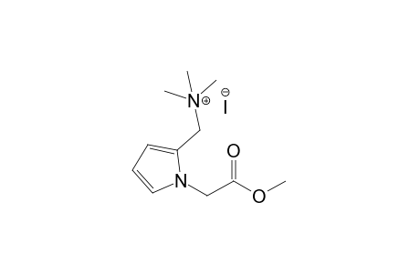 (N-Methoxycarbonylmethylpyrrol-2-ylmethyl)trimethylammonium iodide