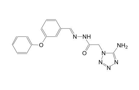 2-(5-amino-1H-tetraazol-1-yl)-N'-[(E)-(3-phenoxyphenyl)methylidene]acetohydrazide