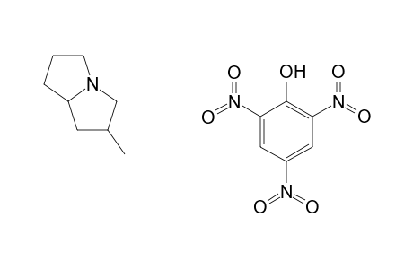 2-Methylpyrrolizidine picrate salt