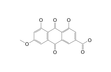 1,8-DIHYDROXY-3-METHOXY-6-CARBOXY-9,10-ANTHRAQUINONE