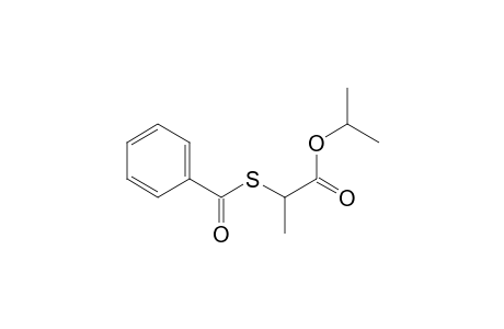 Propionic acid, 2-mercapto-, isopropyl ester, benzoate