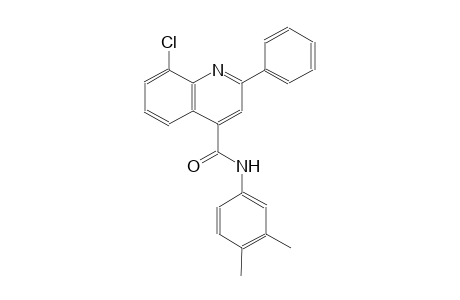 8-chloro-N-(3,4-dimethylphenyl)-2-phenyl-4-quinolinecarboxamide