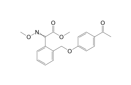 Benzeneacetic acid, 2-[(4-acetylphenoxy)methyl]-alpha-(methoxyimino)-, methyl ester