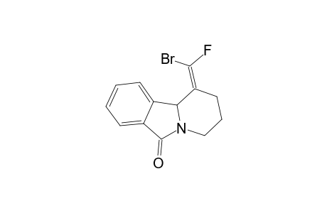 1-[Bromo-fluoro-methylidene]-1,2,3,4,6,10b-hexahydropyrido[2,1-a]isoindol-6-one