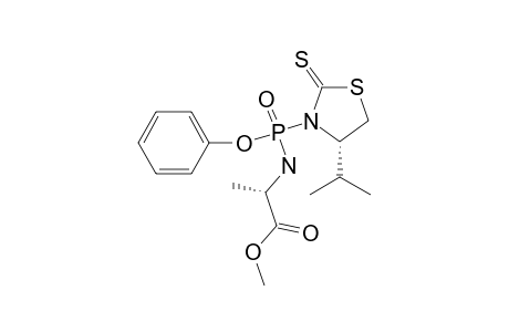 (RP)-PHENYL-N-[(S)-ALANINYL]-(4-ISOPROPYLTHIAZOLIDINE-2-THIONE)-PHOSPHORODIAMIDATE