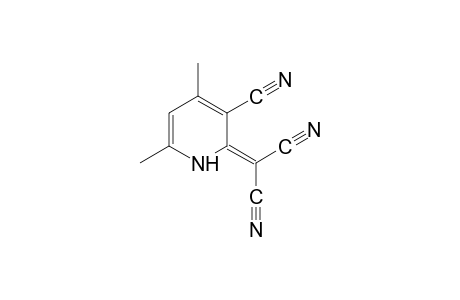 3-cyano-4,6-dimethyl-delta^2(1H),alpha-pyridinemalononitrile