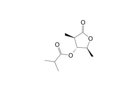 (2S,3R,4R)-2,4-Dimethyl-5-oxotetrahydrofuran-3-yl isobutyrate
