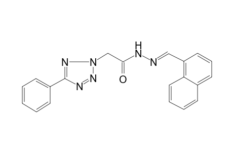Acethydrazide, 2-(5-phenyl-2H-tetrazol-2-yl)-N2-(1-naphthylmethylene)-